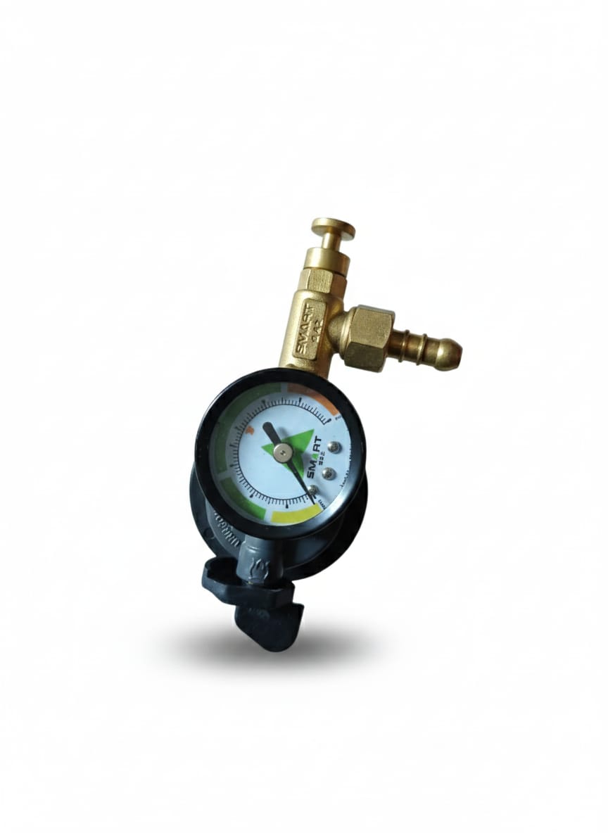 LPG Gas Regulator with Pressure Gaug