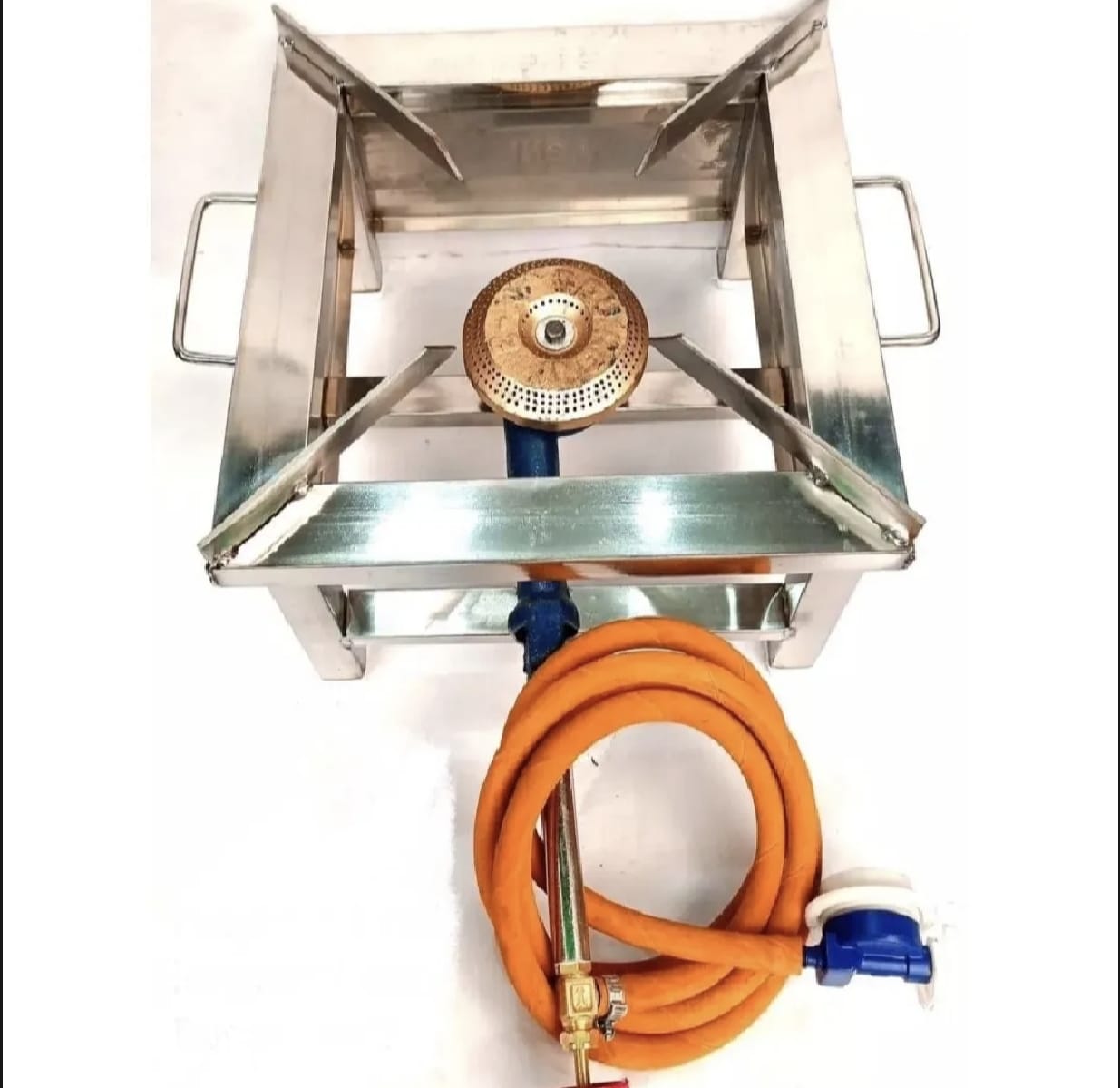 Commercial Single Burner LPG Bhatti with Hose